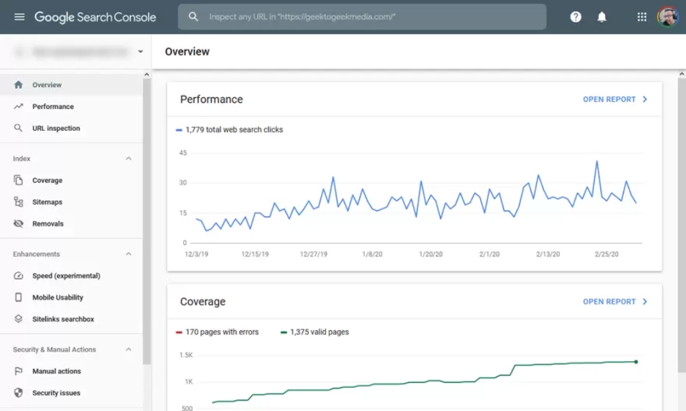 google search console
