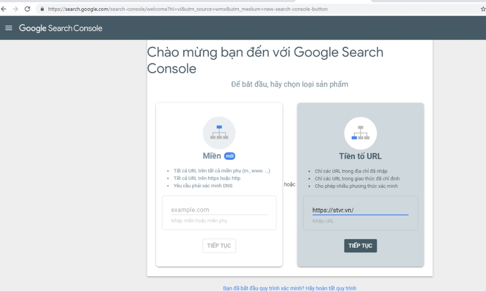 google search console